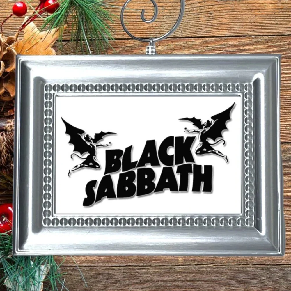 Black Sabbath Rock‎ Band Memorabilia Christmas Tree Ornament